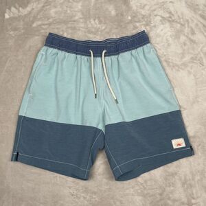 Faherty Swim Trunks Mens Medium Board Shorts Lined Drawstring Beach Stretch